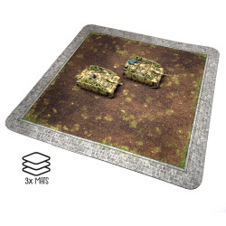 Town block with sidewalks XL